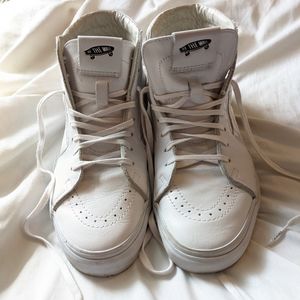 White High Top Vans